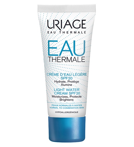 URIAGE EAU THERMALE CREME D'EAU SPF20 TTES PEAUX  40ML