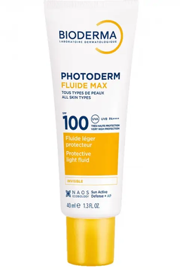 BIODERMA PHOTODERM FLUIDE MAX SPF100 INVISIBLE 40ML