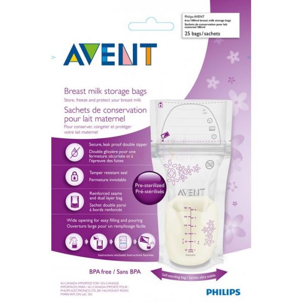 [00070189] AVENT SACHETS DE CONSERVATION DU LAIT MATERNEL