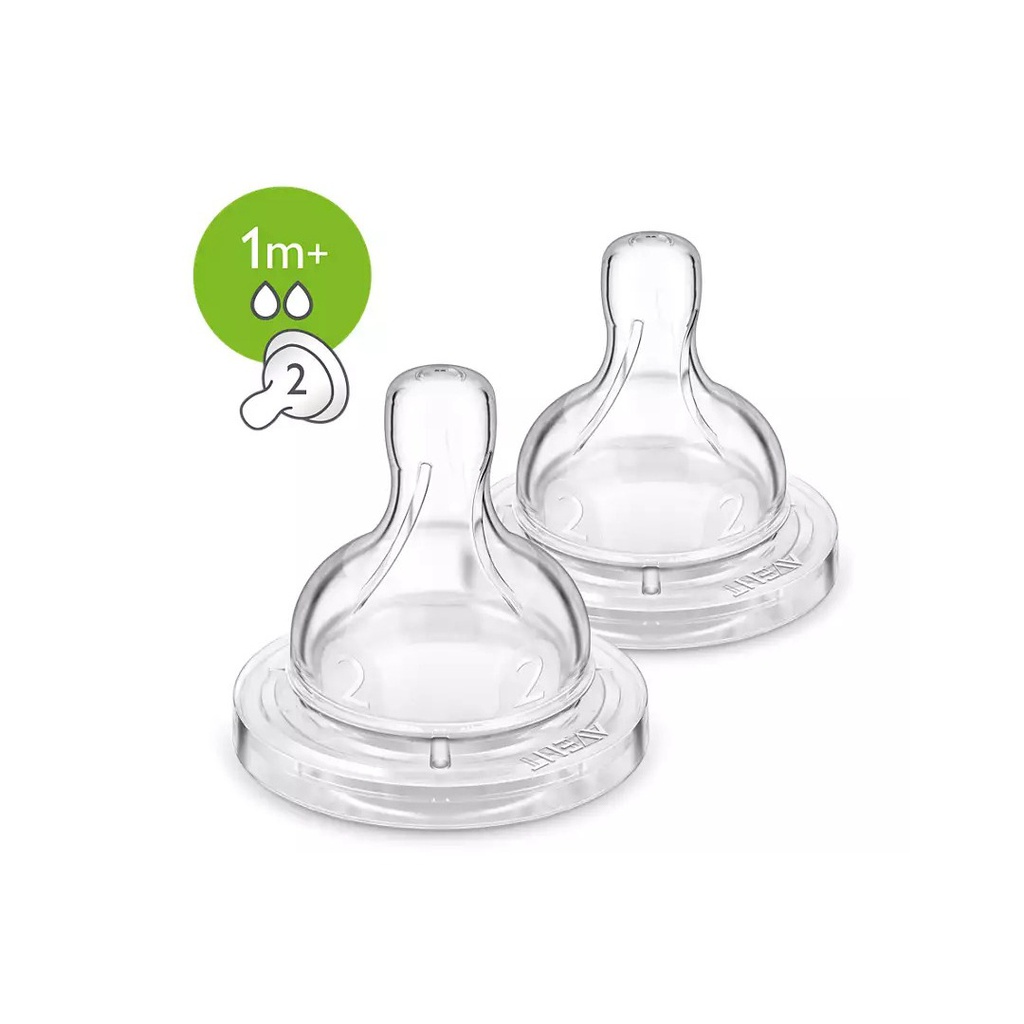 [00070217] AVENT 2 TETINES CLASSIC+ 1M+