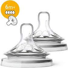 [00070233] AVENT 2 TETINES NATURAL 6M+