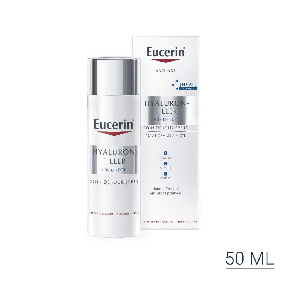 [4005800025358] EUCERIN HYALURON-FILLER + 3X EFFECT SOIN DE JOUR SPF15 50ML