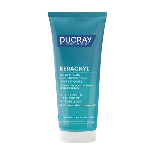 DUCRAY KERACNYL GEL NETTOYANT ANTI-IMPERFECTIONS 200ML