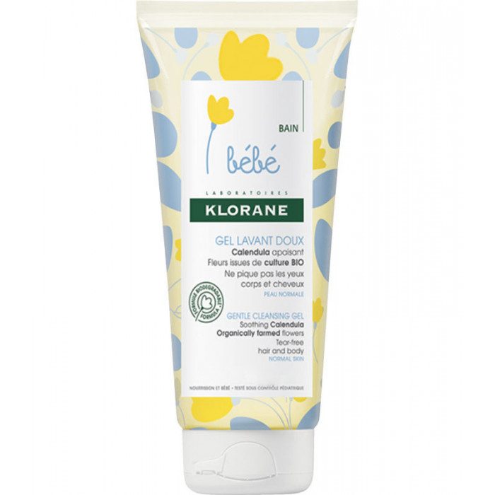 [00150001] KLORANE BEBE GEL MOUSSANT CORPS/CHEVEUX 200ML