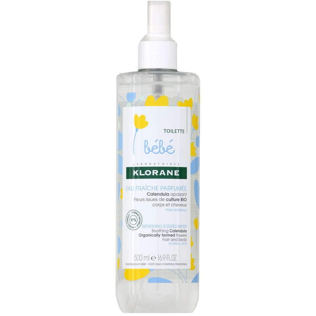 [00150014] KLORANE BEBE LOTION RAFRAICHISSANTE 500ML EAU PARFUMEE