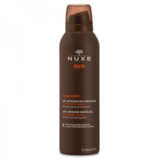 [00450204] NUXE MEN RASAGE DE REVE-GEL DE RASAGE ANTI-IRRITATIONS