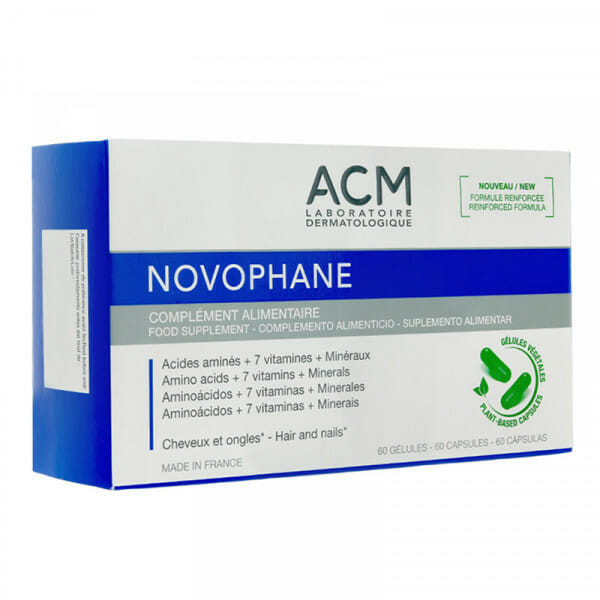 [00460010] ACM NOVOPHANE COMPLEMENT ALIMENTAIRE CHEVEUX & ONGLES 60 GELULES