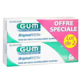 GUM DENTIFRICE ORIGINAL WHITE 2*75ML 1745