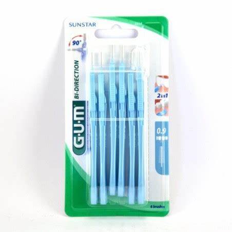 [00480153] GUM MANCHE 2314 PAR 6 UNITES AVEC BROSSETTE MICRO-FINE (0.9MM)