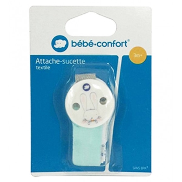 [00490126] BEBE CONFORT ATTACHE SUCETTE TEXTILE 3M+