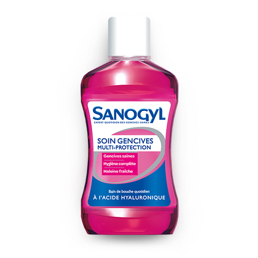 [00820057] SANOGYL BAIN BOUCHE SOIN GENCIVES MULTI -PROTECTION A L'ACIDE HYALURONIQUE 500 ML