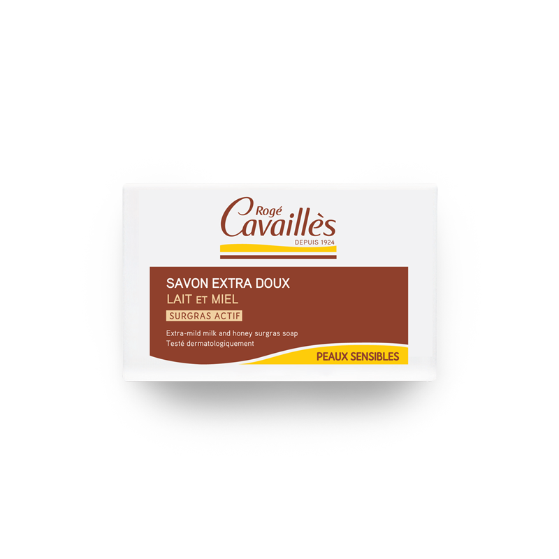 [00830008] ROGE CAVAILLES SAVON EXTRA DOUX LAIT ET MIEL 250G