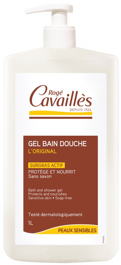 [00830052] ROGE CAVAILLES GEL BAIN DOUCHE SURGRAS ACTIF L' ORIGINAL 400ML