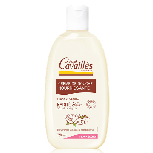 [00830092] ROGE CAVAILLES CREME DE DOUCHE SURGRAS ACTIF BEURRE DE KARITE ET MAGNOLIA 250ML