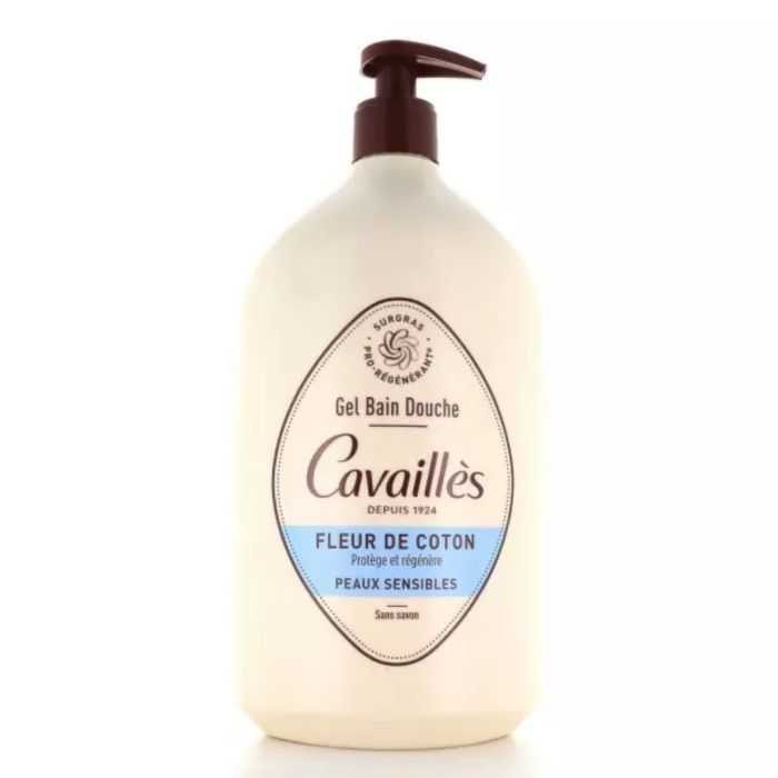 [00830306] ROGE CAVAILLES GEL SURGRAS ACTIF BAIN DOUCHE FLEUR DE COTON 1L