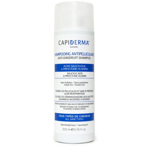 CAPIDERMA SHAMPOOING ANTI-PELLICULAIRE 200ML