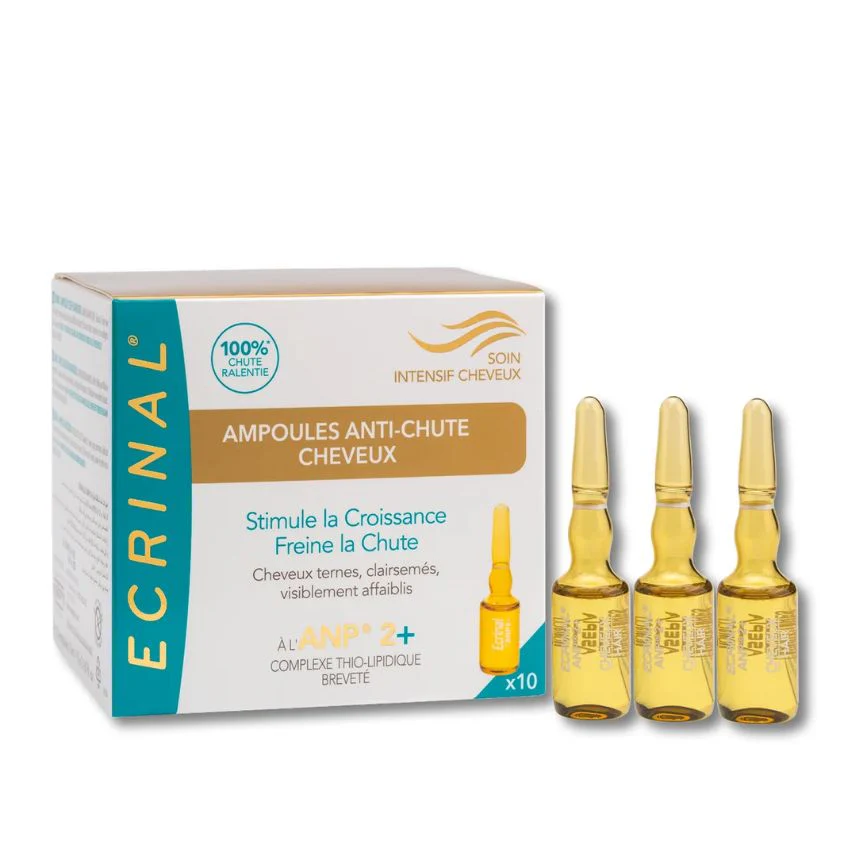 ECRINAL AMPOULES ANTI-CHUTE CHEVEUX 10*5ML