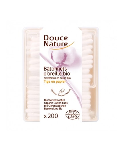 [01430003] DOUCE NATURE BATONNETS D'OREILLE BIO 200U