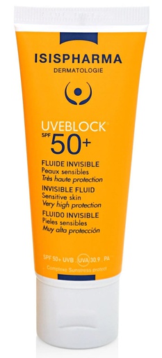 ISISPHARMA UVEBLOCK FLUIDE INVISIBLE SPF50+ 40ML