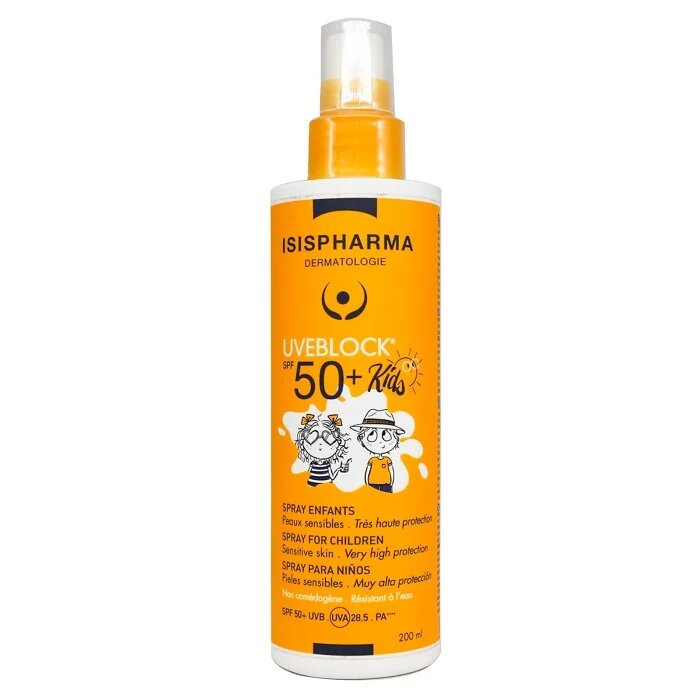 [01750036] ISISPHARMA UVEBLOCK SPRAY KIDS 200ML