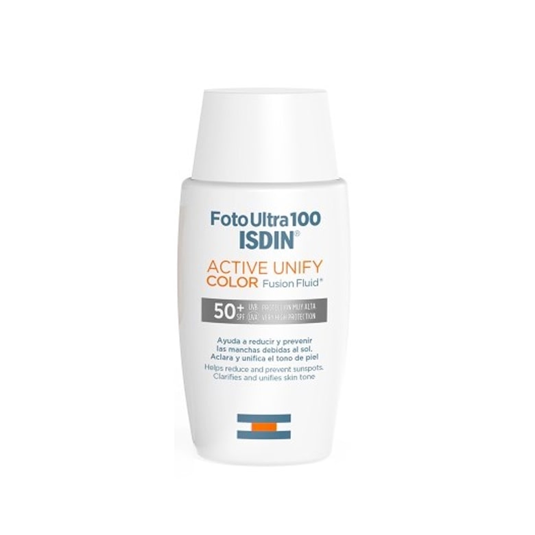 [01820021] ISDIN SOLAIRE FOTO ULTRA 100 ACTIVE UNIFY FUSION FLUID COLOR SPF50+ 50ML