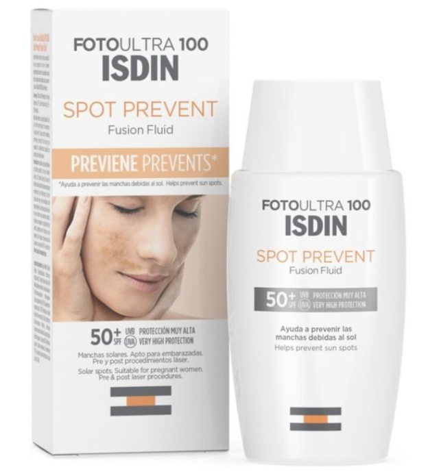 [8429420122635] ISDIN SOLAIRE FOTO ULTRA 100 SPOT PREVENT FUSION FLUID SPF50+ 50ML