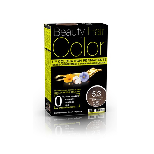[01940004] BEAUTY HAIR COLOR 5.3 CHATIN CLAIR DORE