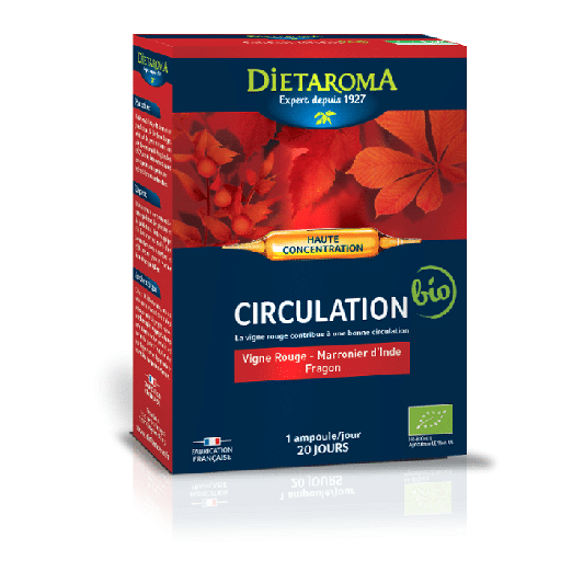 [01950009] DIETAROMA CIRCULATION BIO - 20 AMPOULES