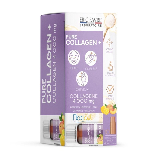 ERIC FAVRE PURE COLLAGEN + 4000MG - 10*15ML