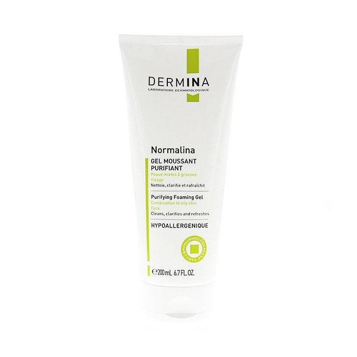 [02520007] DERMINA NORMALINA GEL MOUSSANT PURIFIANT 200ML