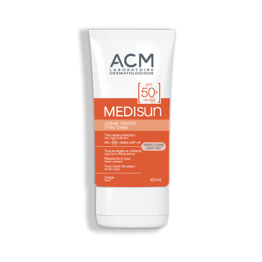 ACM MEDISUN CREME SOLAIRE TEINTEE CLAIRE SPF50 40ML