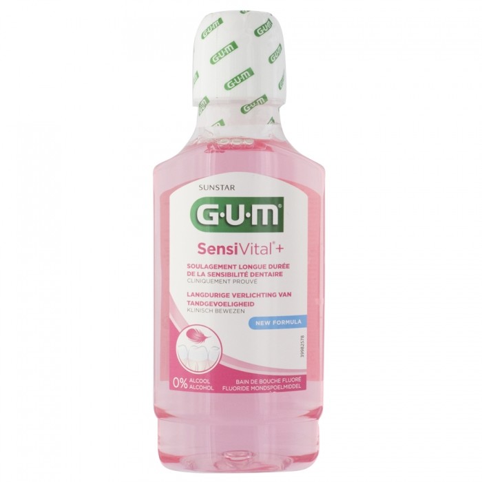 GUM BAIN DE BOUCHE SENSIVITAL PLUS 300ML 6081