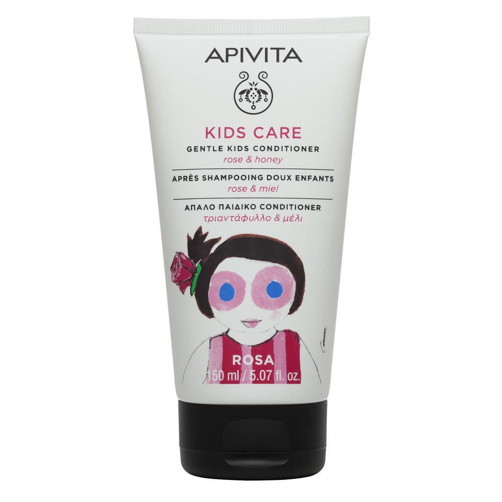 APIVITA APRES-SHAMPOOING DOUX ENFANTS ROSE & MIEL