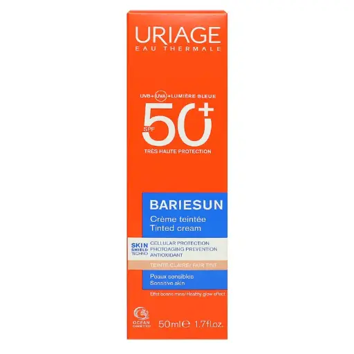 URIAGE BARIESUN CREME TEINTEE CLAIRE SPF50+ 50ML