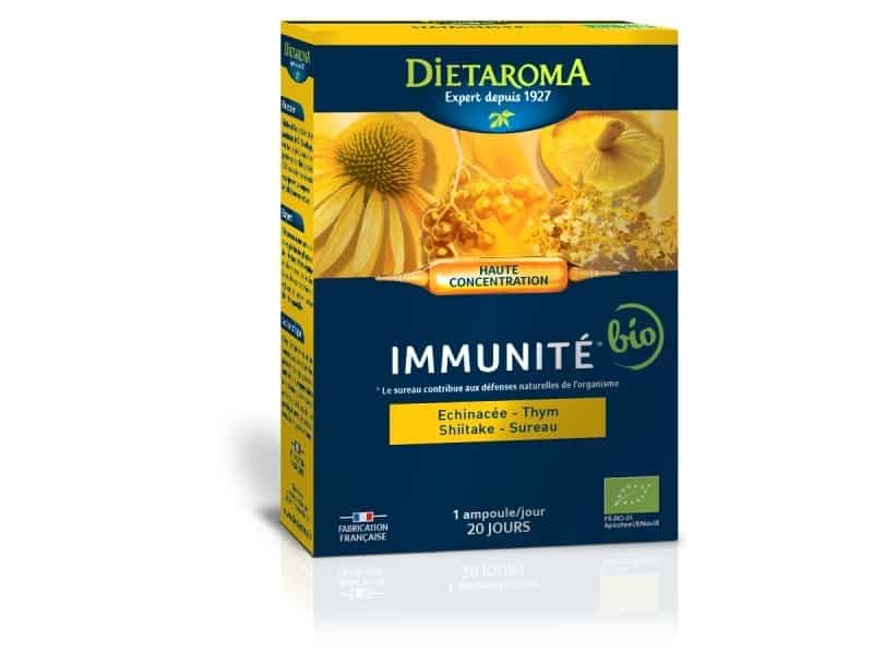 DIETAROMA IMMUNITE ECHINACEE-THYM-SHIITAKE-SUREAU 20 AMPOULES