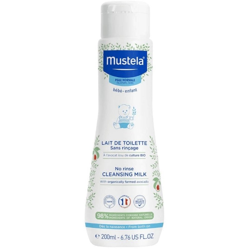 MUSTELA LAIT DE TOILETTE SS RINCAGE 200ML