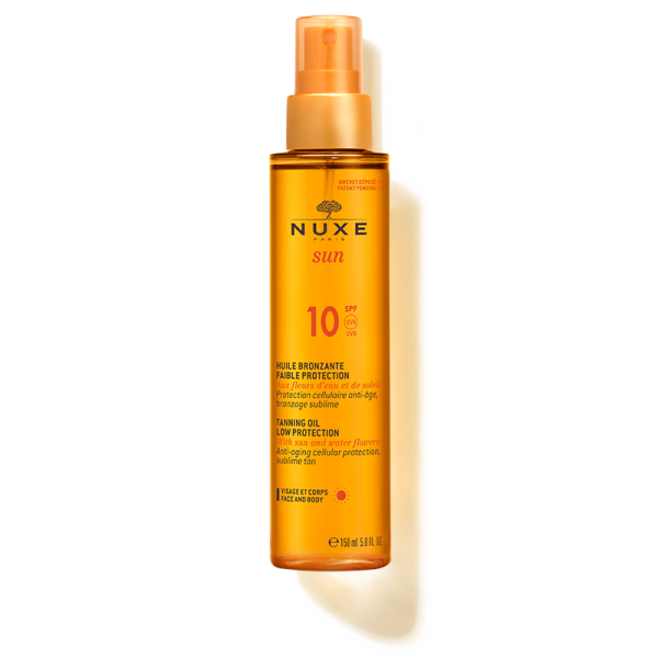 NUXE SUN HUILE BRONZANTE SPF10 150ML