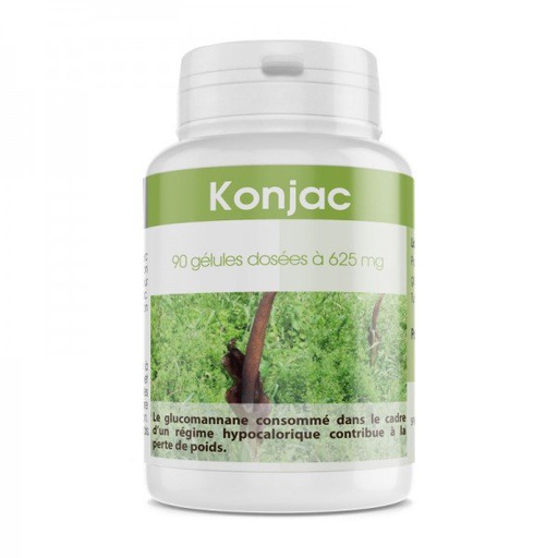 GPH KONJAC 90 GELULES DOSEES A 625 MG