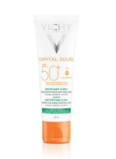 VICHY CAPITAL SOLEIL MATIFIANT 3EN1 SPF50+ 50ML