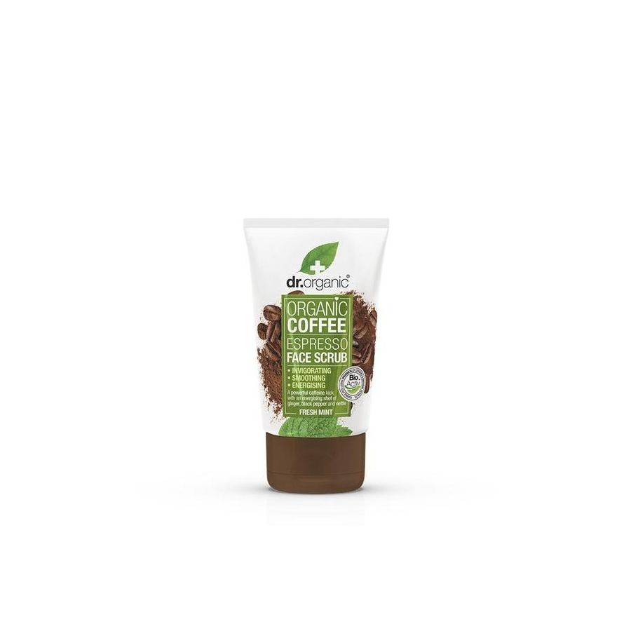 DR.ORGANIC CAFE MENTHE GOMMAGE VISAGE 125ML