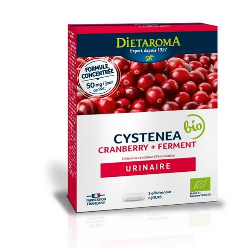 DIETAROMA CYSTENEA CRANBERRY + FERMENT BIO - URINAIRE - 18 GELULES