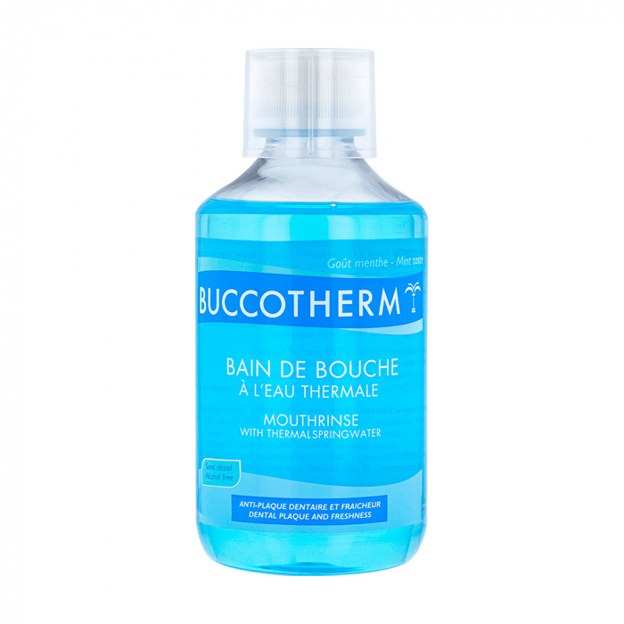 BUCCOTHERM BAIN DE BOUCHE BLEU A L'EAU THERMALE SANS ALCOOL 300ML