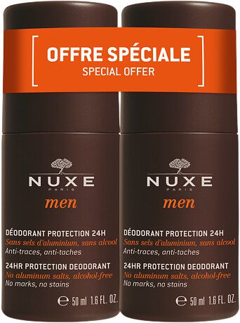 NUXE HOMME PACK DEODORANT PROTECTION 24H 2*50ML