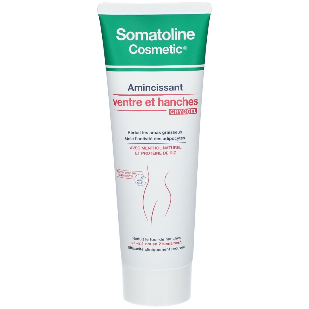 SOMATOLINE AMINCISSANT VENTRE ET HANCHES CRYOGEL 250ML