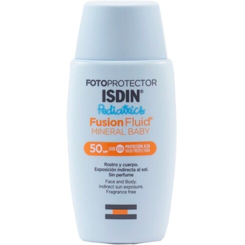 ISDIN FOTOPROTECTOR PEDIATRIQUE FUSION FLUIDE MINERAL BABY SPF50+ 50ML