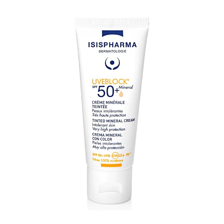 ISISPHARMA UVEBLOCK MINERALE TEINTEE  SPF50+ 40ML