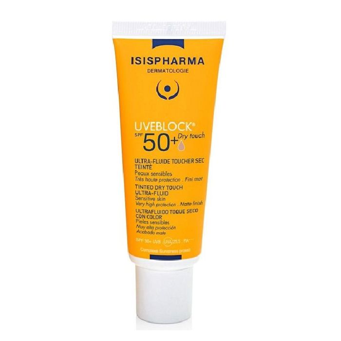 [3760269770515] ISISPHARMA UVEBLOCK DRY TOUCH TEINTE CLAIRE SPF50+ 40ML