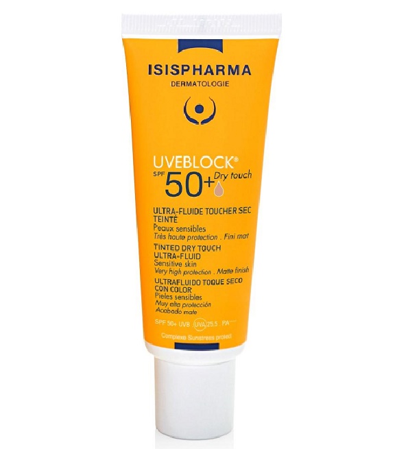 ISISPHARMA UVEBLOCK DRY TOUCH TEINTE MEDIUM SPF50+ 40ML