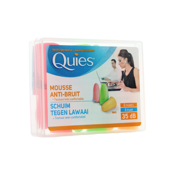 QUIES EN MOUSSE ANTI BRUIT 6 UNITES