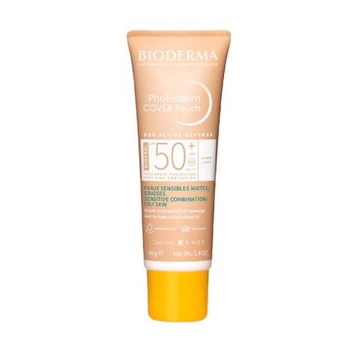 BIODERMA PHOTODERM COVER SPF50+ TEINTE CLAIRE PEAU MIXTE A GRASSE 40G